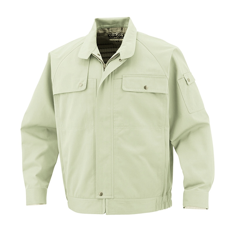 コーコス信岡 エコブルゾン P-4490 シルキーライム S 1枚（ご注文単位1枚）【直送品】