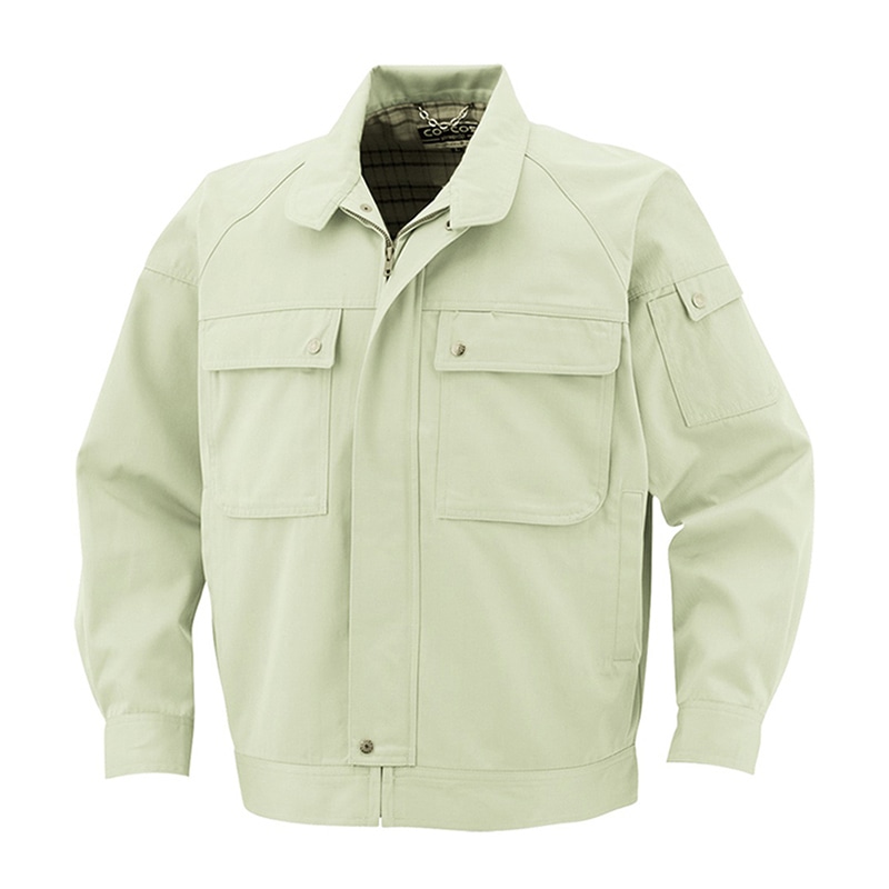 コーコス信岡 エコブルゾン P-4491 シルキーライム LL 1枚（ご注文単位1枚）【直送品】