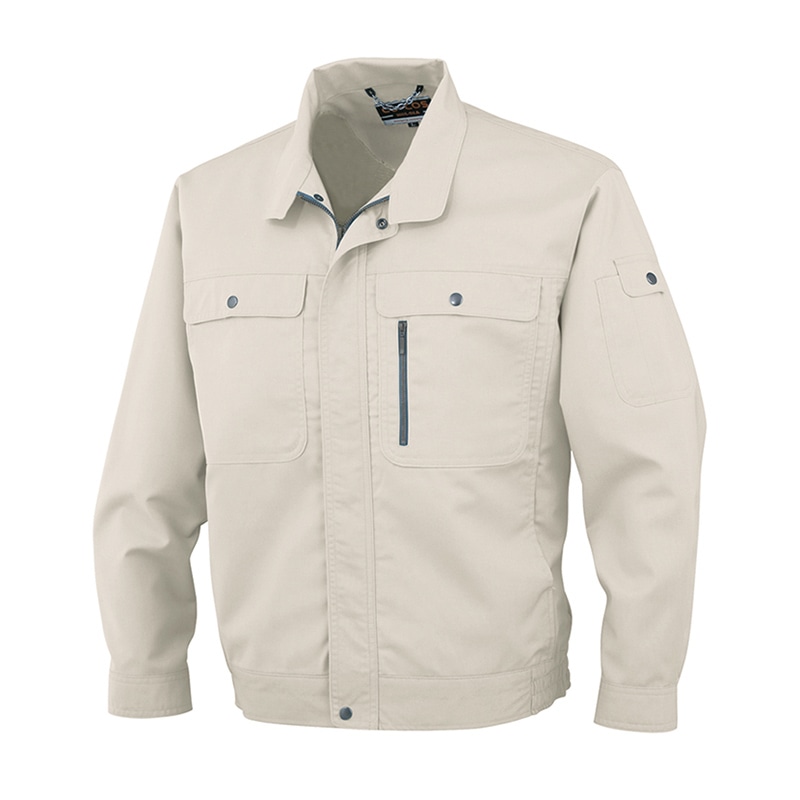 コーコス信岡 エコストレッチ 長袖ブルゾン H-191 ストーングレー 4L 1枚（ご注文単位1枚）【直送品】