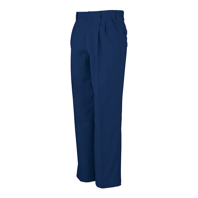 コーコス信岡 エコストレッチ ツータックスラックス H-193 ネイビー 115cm 1枚(ご注文単位1枚)【直送品】