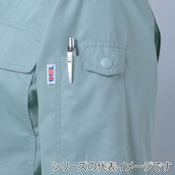 コーコス信岡 製品制電 半袖ブルゾン J-560 スカイブルー EL 1枚（ご注文単位1枚）【直送品】