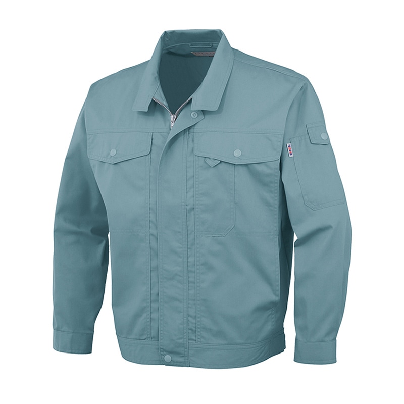 コーコス信岡 製品制電 長袖ブルゾン J-561 ペールブルー 5L 1枚（ご注文単位1枚）【直送品】