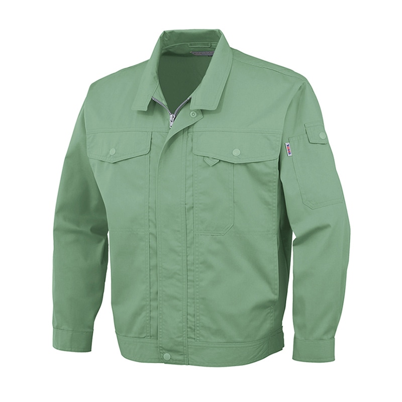 コーコス信岡 製品制電 長袖ブルゾン J-561 グリーン S 1枚（ご注文単位1枚）【直送品】