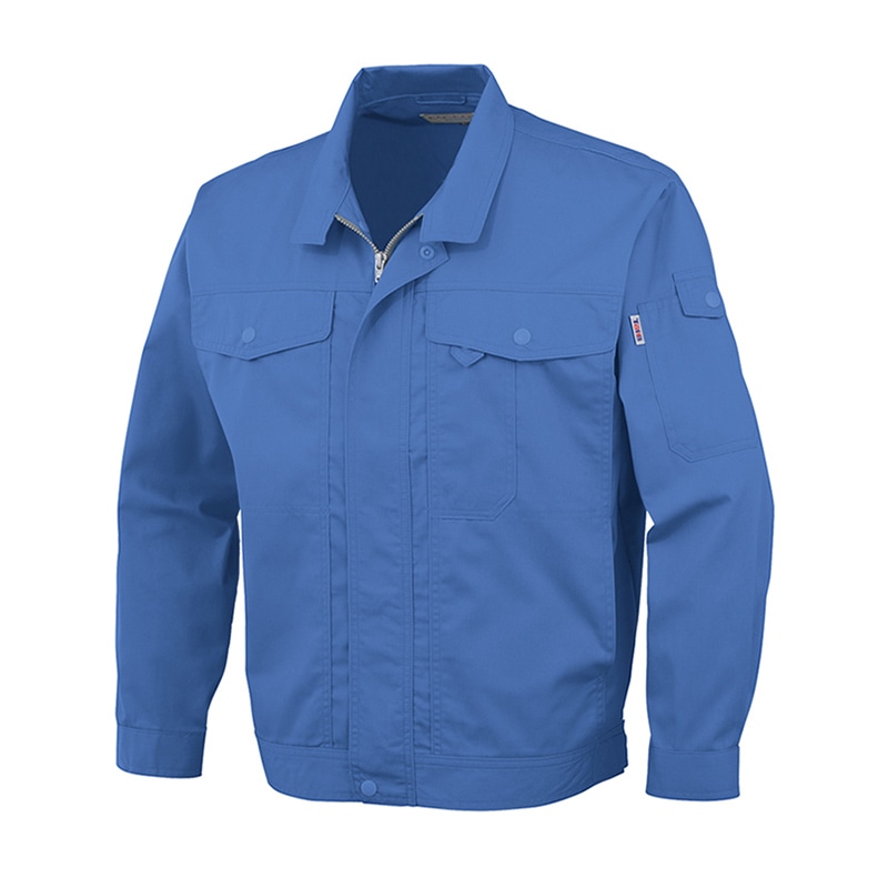 コーコス信岡 製品制電 長袖ブルゾン J-561 スカイブルー 5L 1枚（ご注文単位1枚）【直送品】