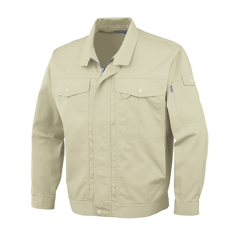 コーコス信岡 製品制電 長袖ブルゾン J-561 モスグリーン S 1枚（ご注文単位1枚）【直送品】