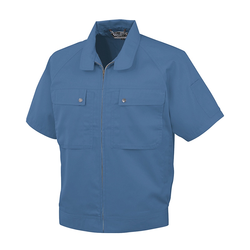 コーコス信岡 エコ半袖ブルゾン P-6690 エンパイアブルー M 1枚（ご注文単位1枚）【直送品】