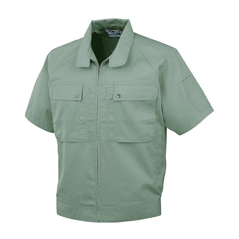 コーコス信岡 エコ半袖ブルゾン P-6690 アイビーグリーン S 1枚（ご注文単位1枚）【直送品】