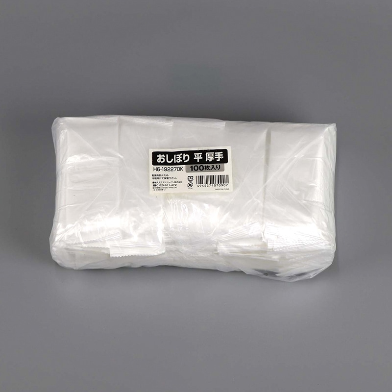 ヒメプラ おしぼり平 メッシュ厚手 1922 H-6 100枚/袋(ご注文単位12袋)【直送品】
