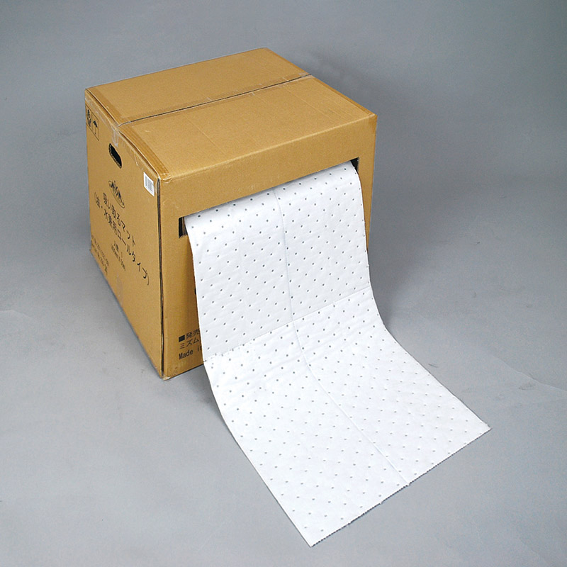 ヒメプラ 吸い取る油 ロールマット 40cm 50m CS-002 1巻(ご注文単位1巻)【直送品】