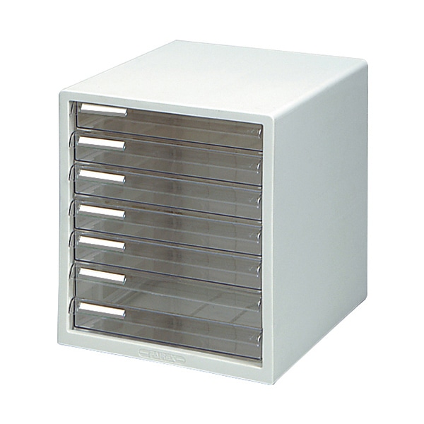 JEJアステージ ファイレックス レターケース 浅7段 M7 ホワイト 1個(ご注文単位6個)【直送品】