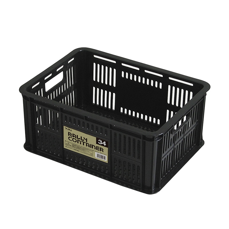 JEJアステージ ラリーコンテナ #34 ブラック 1個(ご注文単位6個)【直送品】