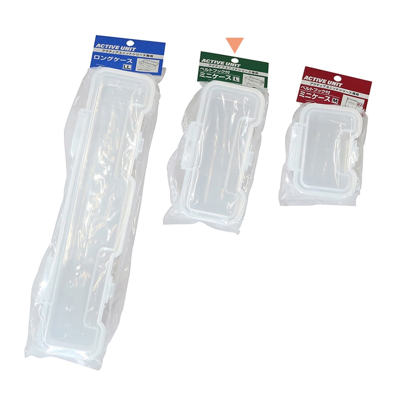 JEJアステージ ベルトフック付ミニケース L クリア 1個(ご注文単位12個)【直送品】