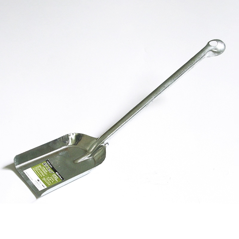 JEJアステージ 炭スコップ 亜鉛 450mm シルバー 1個(ご注文単位20個)【直送品】