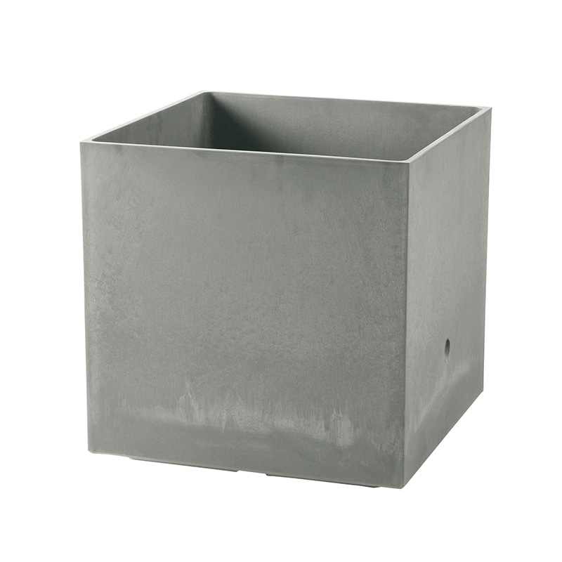 リッチェル ラヴィーレ プランターWS キューブ 45型 ライトグレー 70901 1個(ご注文単位1個)【直送品】