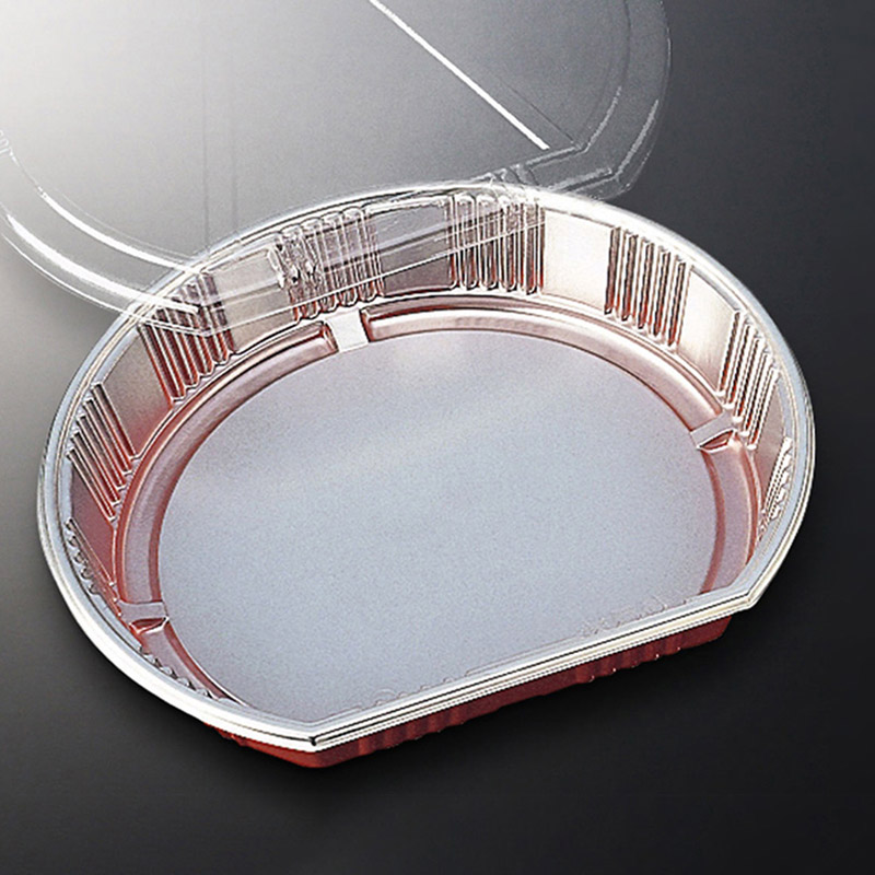 中央化学 寿司容器 DXすし桶 乗せ蓋セット   100枚/袋（ご注文単位8袋）【直送品】