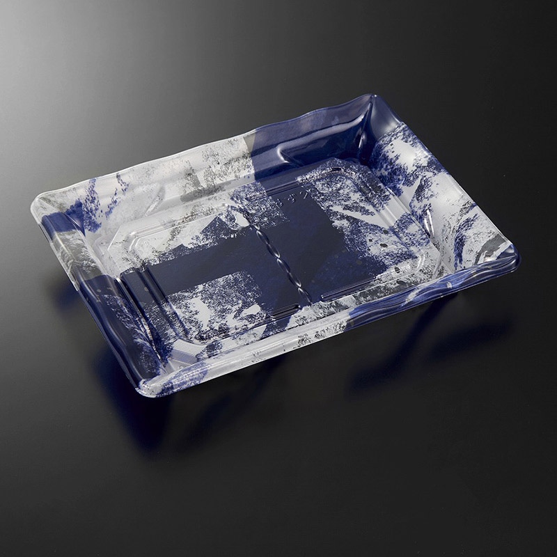 中央化学 刺身容器 みすず 本体 20-15 つららB 50枚/袋(ご注文単位12袋)【直送品】