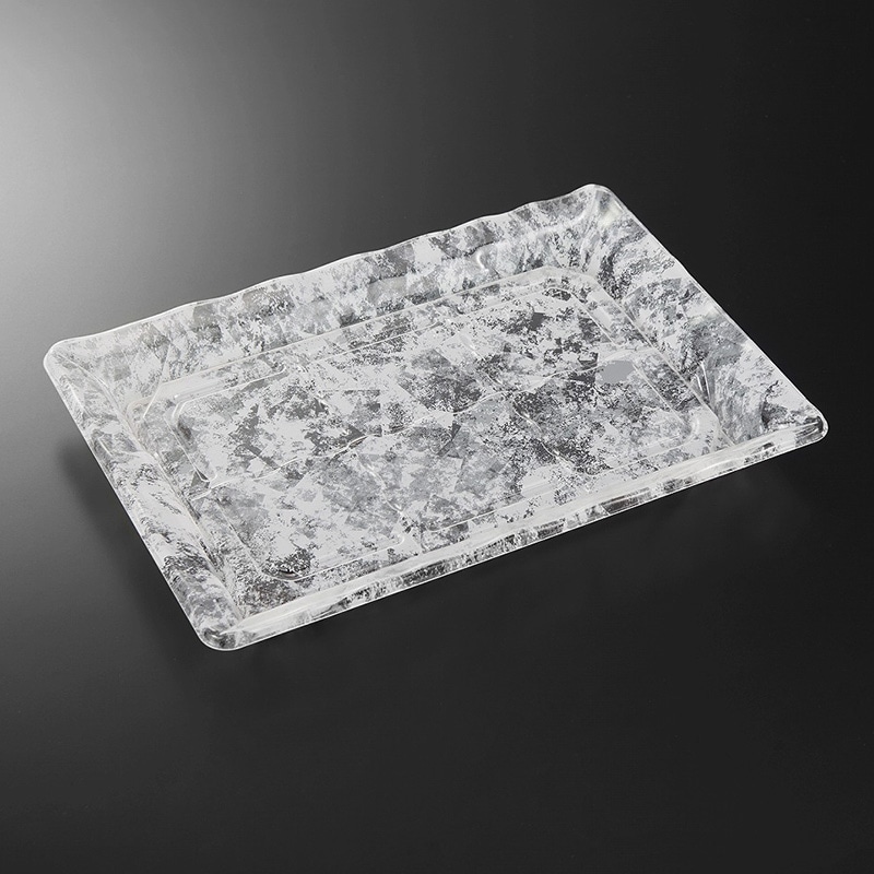 中央化学 刺身容器 みすず 本体 24-17 淡雪W 50枚/袋(ご注文単位8袋)【直送品】