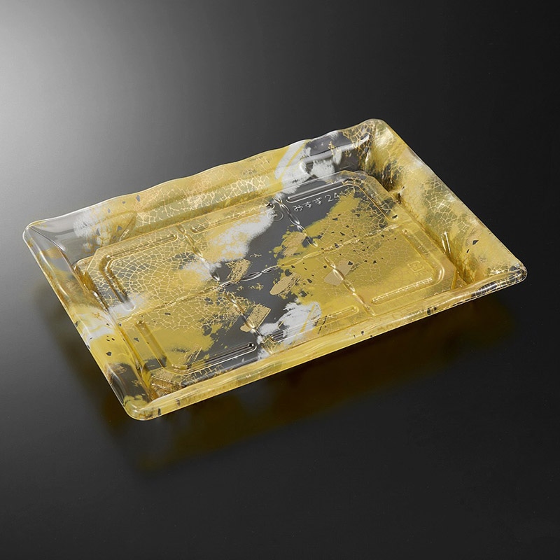 中央化学 刺身容器 みすず 本体 24-17 ひまりY 50枚/袋(ご注文単位8袋)【直送品】