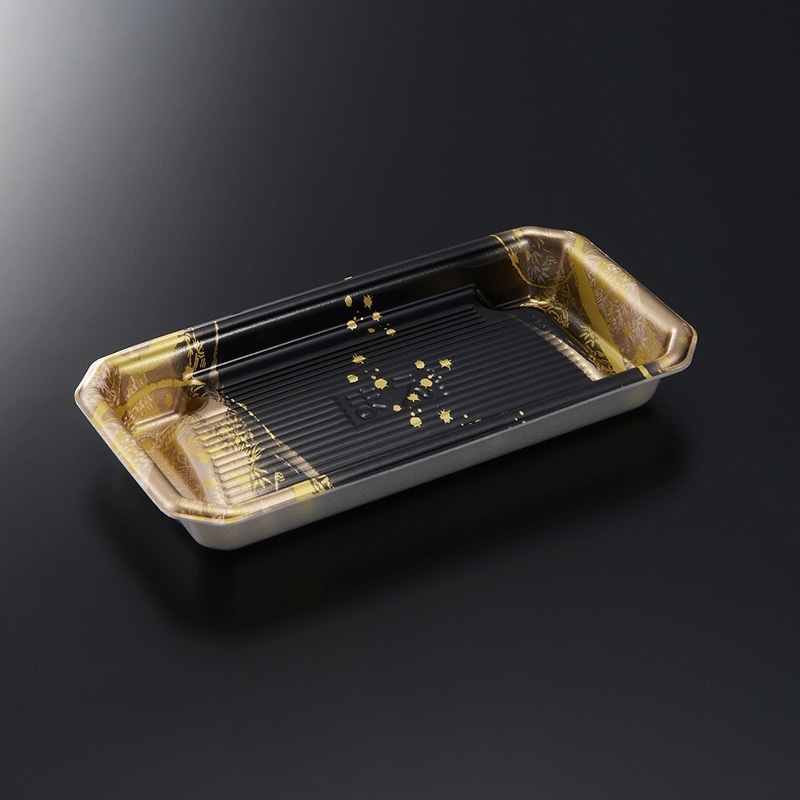 中央化学 精肉容器 まくら桶 本体 N20-10 たけみBK 50枚/袋(ご注文単位24袋)【直送品】