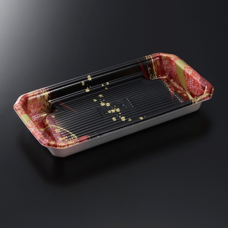 中央化学 精肉容器 まくら桶 本体 N20-10 たけみR 50枚/袋(ご注文単位24袋)【直送品】