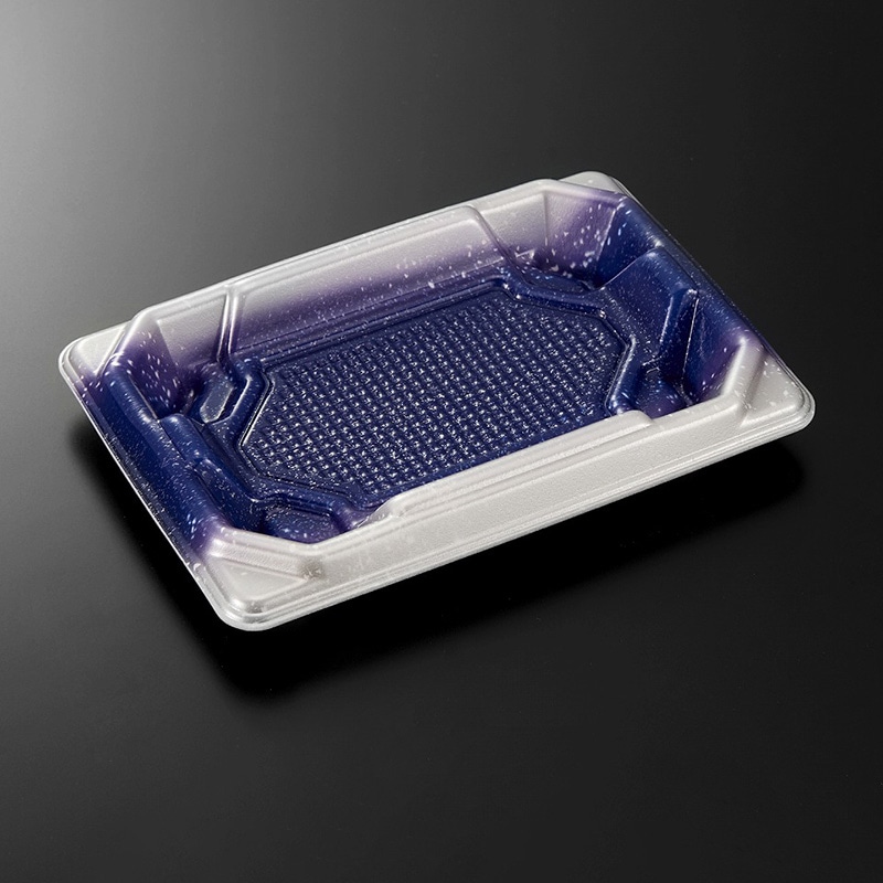 中央化学 刺身容器 四方盛 本体 17-11 雪風B 50枚/袋(ご注文単位30袋)【直送品】