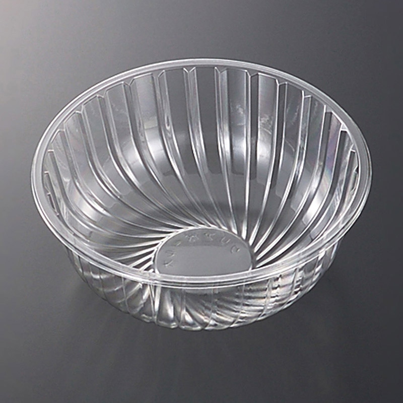 中央化学 サラダ容器 クリアボウル 本体 大  50枚/袋（ご注文単位16袋）【直送品】