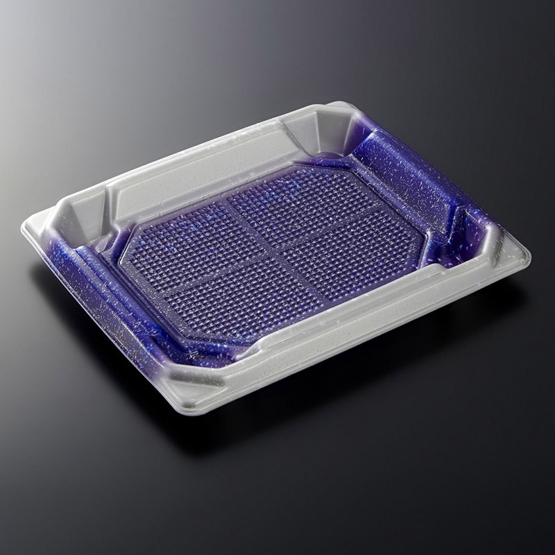 中央化学 刺身容器 四方盛 本体 20-17 雪風B 50枚/袋（ご注文単位12袋）【直送品】