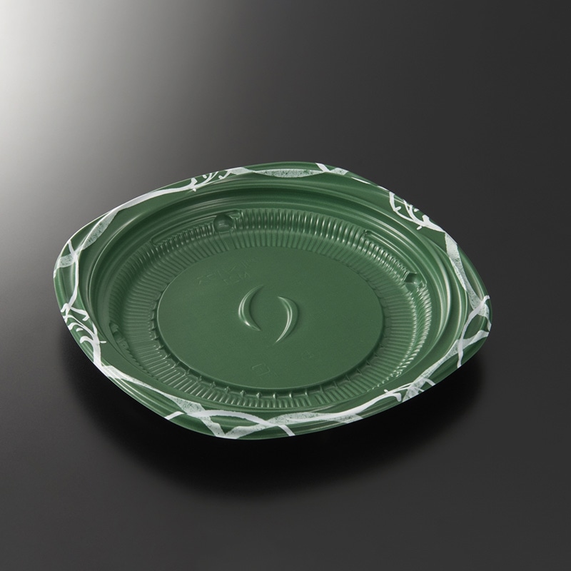 中央化学 軽食容器 CTグルメハウス M21ベルGN-BK身 50枚/袋(ご注文単位6袋)【直送品】