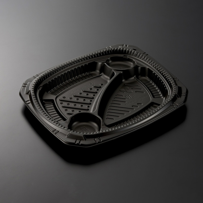 中央化学 弁当容器　BCTグリル 24-21C　BK　身  50枚/袋（ご注文単位12袋）【直送品】