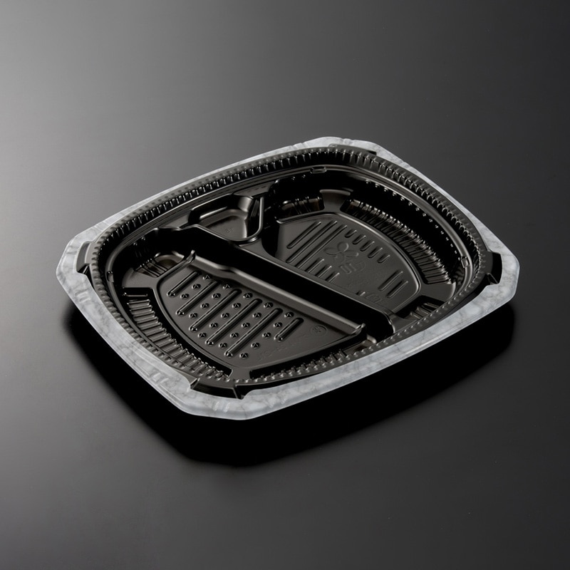 中央化学 弁当容器　BCTグリル 24-21L　ロカGR　身  50枚/袋（ご注文単位12袋）【直送品】