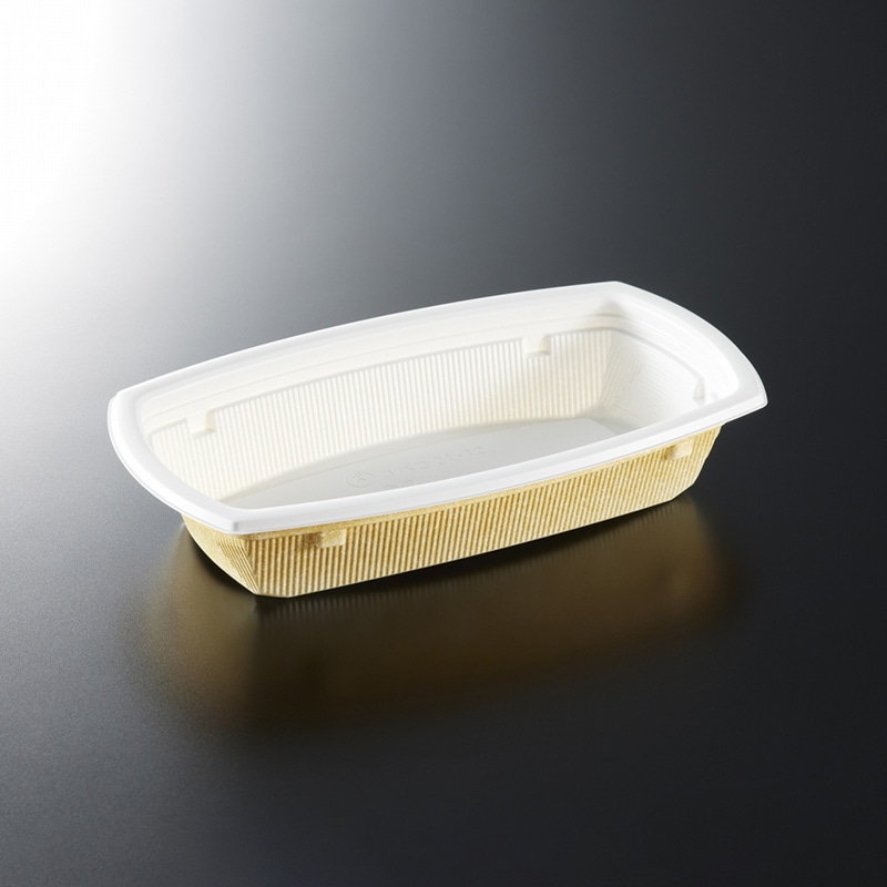 中央化学 弁当容器　バイオCTコバコ 21-12　W-コトンBG身  50枚/袋（ご注文単位12袋）【直送品】