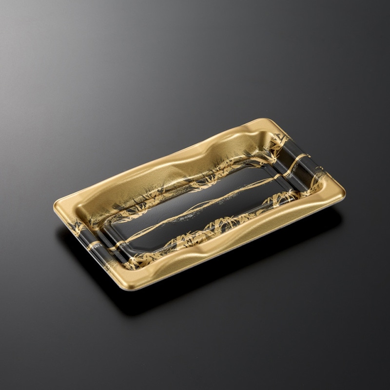 >中央化学 寿司容器 豊味 3-1 ささなりBK 身 50枚/袋(ご注文単位36袋)【直送品】