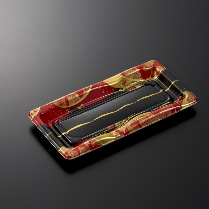 中央化学 寿司容器 豊味 4-1 けんらんR 身 50枚/袋(ご注文単位36袋)【直送品】