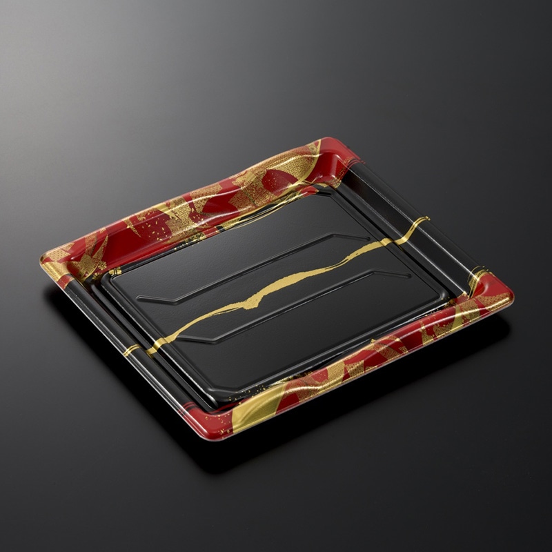 中央化学 寿司容器　豊味 12-3　けんらんR　身  50枚/袋（ご注文単位18袋）【直送品】