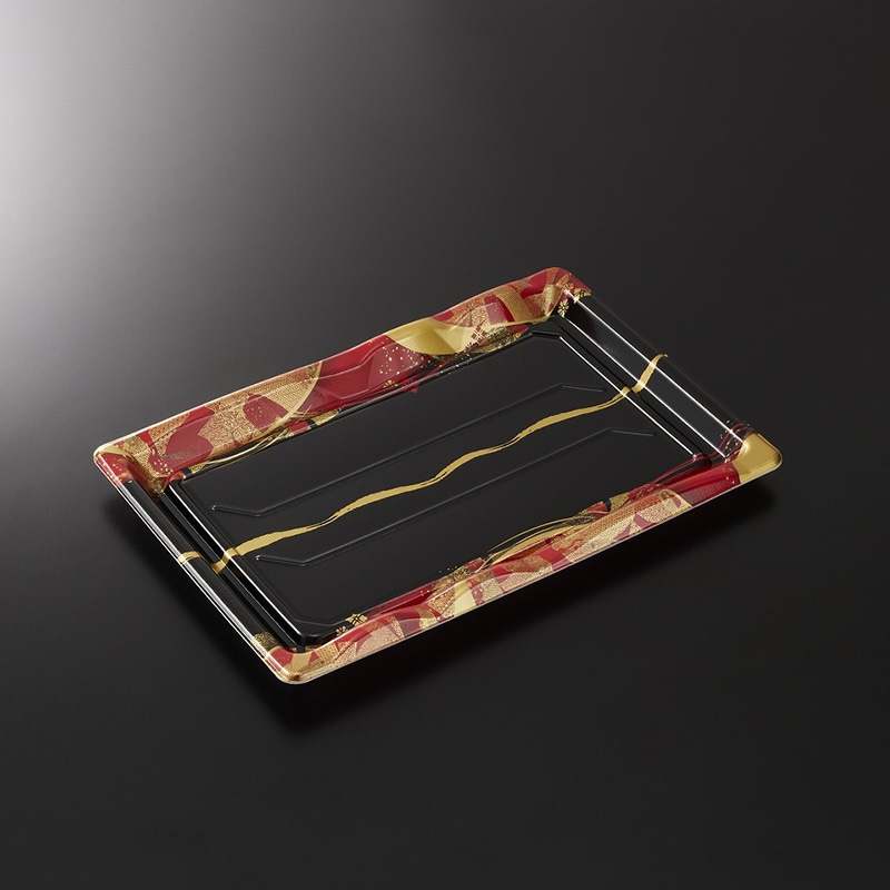 >中央化学 寿司容器　豊味 18-3　けんらんR　身  50枚/袋（ご注文単位16袋）【直送品】