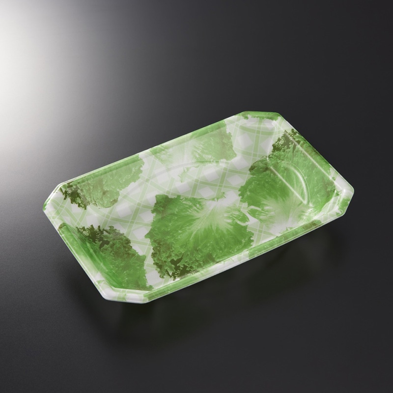 中央化学 惣菜容器　味鉢 20-13F　フレッシュGN  100枚/袋（ご注文単位15袋）【直送品】