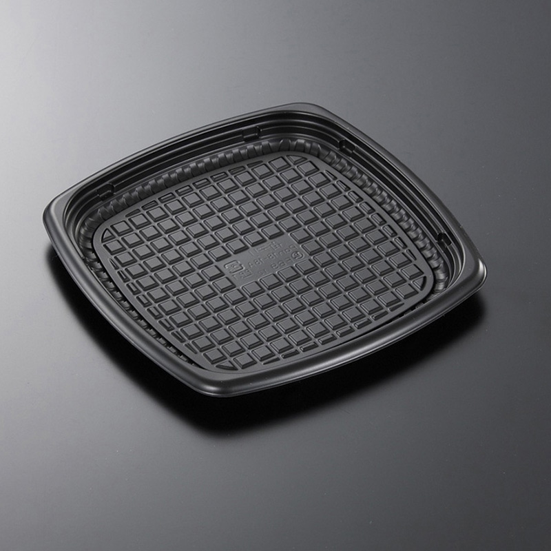 中央化学 惣菜容器 CT街デリPAN 本体 18-18A BK 50枚/袋（ご注文単位12袋）【直送品】