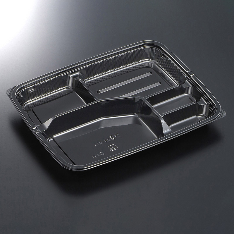 中央化学 弁当容器 HSA味里 本体 26-21A BK 50枚/袋(ご注文単位12袋)【直送品】