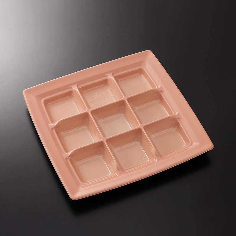 中央化学 惣菜・軽食容器　CT沙楽 KS24-24A　NP-BK身  50枚/袋（ご注文単位8袋）【直送品】