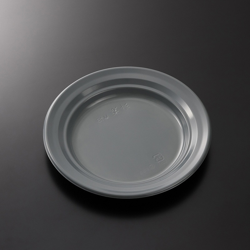 中央化学 惣菜・軽食容器　CT沙楽 M18　NGR-BK　身  50枚/袋（ご注文単位16袋）【直送品】