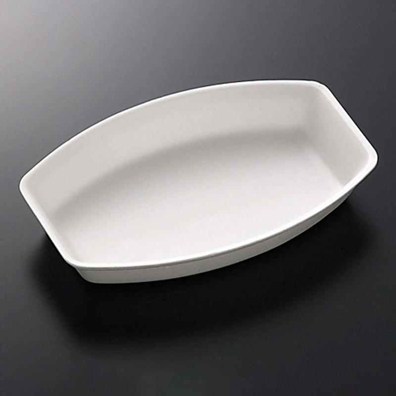 中央化学 鮮魚トレー 芝舟 102 白 50個/袋（ご注文単位24袋）【直送品】