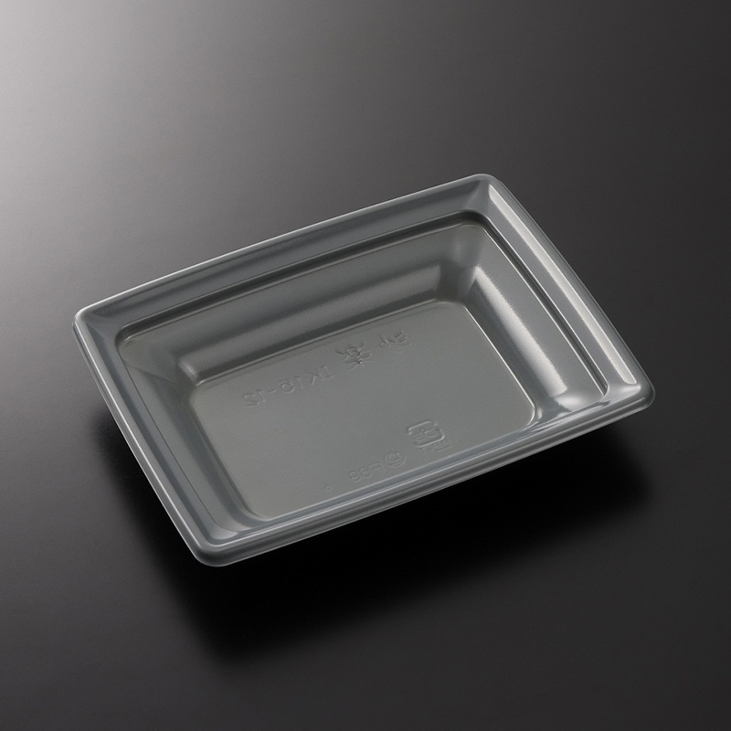 中央化学 惣菜・軽食容器　CT沙楽 IK15-12　NGR-BK身  50枚/袋（ご注文単位24袋）【直送品】