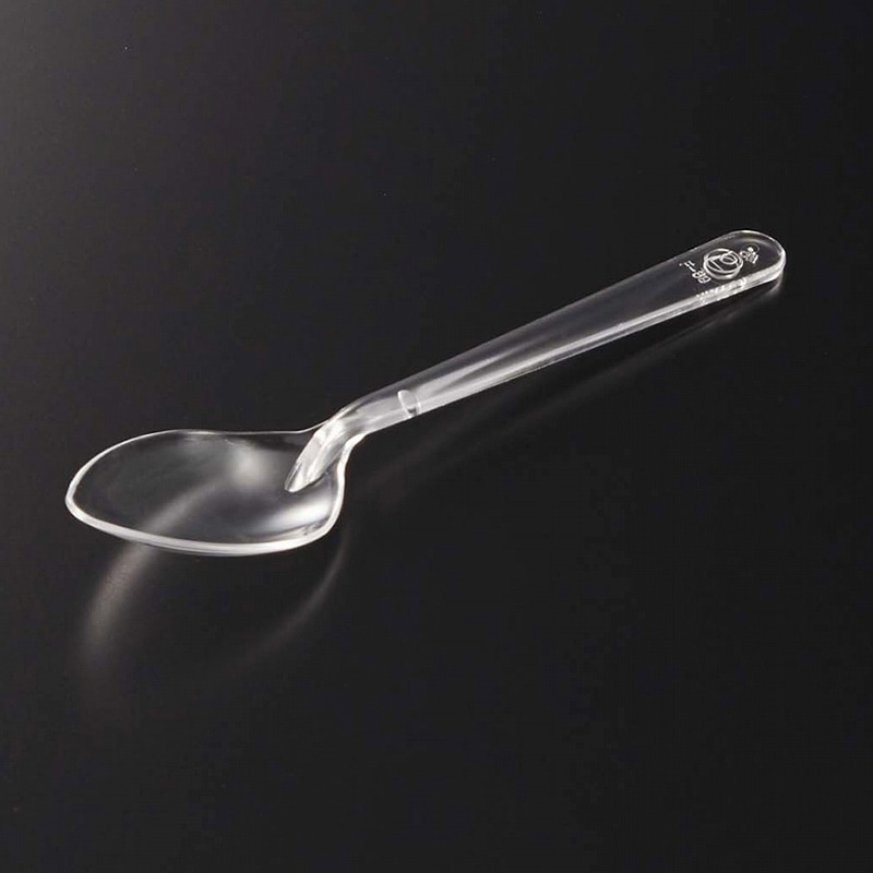 中央化学 プラスチックスプーン 中  100個/袋（ご注文単位50袋）【直送品】