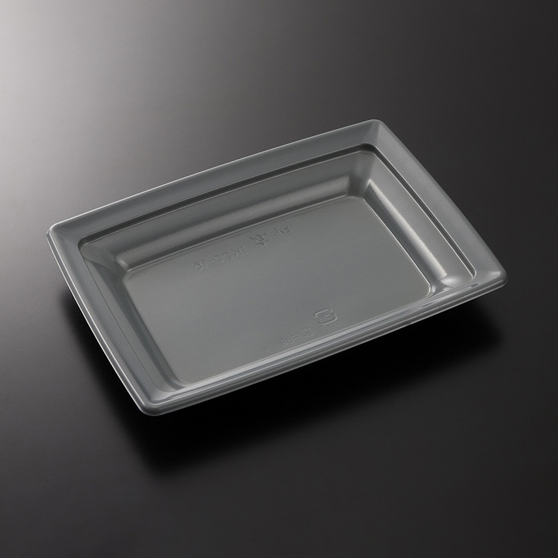 >中央化学 惣菜・軽食容器 CT沙楽 IK20-15 NGR-BK身 50枚/袋(ご注文単位16袋)【直送品】
