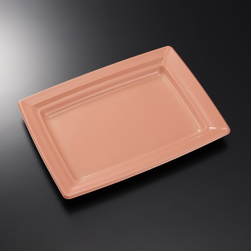 >中央化学 惣菜・軽食容器　CT沙楽 K24-18　NP-BK　身  50枚/袋（ご注文単位8袋）【直送品】