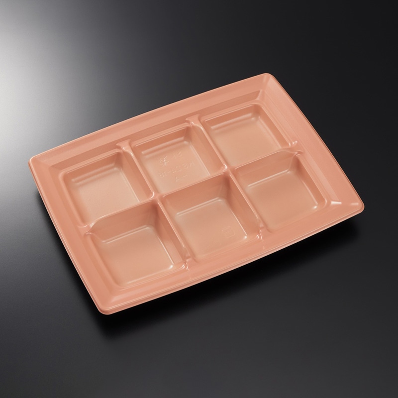 中央化学 惣菜・軽食容器　CT沙楽 KS24-18A　NP-BK身  50枚/袋（ご注文単位8袋）【直送品】