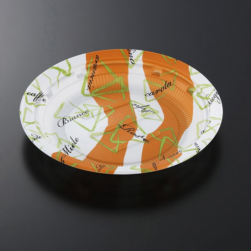 中央化学 軽食容器 CT街デリランチ 本体 M21 マーチOR 50枚/袋（ご注文単位6袋）【直送品】