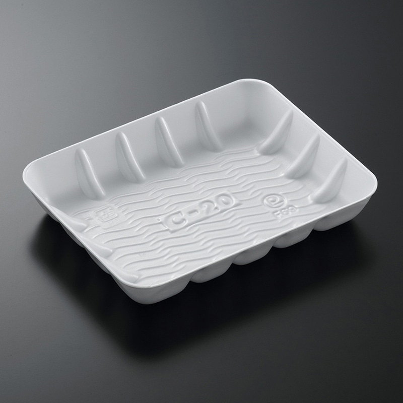 中央化学 発泡トレー容器 Cトレー C-20  100枚/袋（ご注文単位15袋）【直送品】