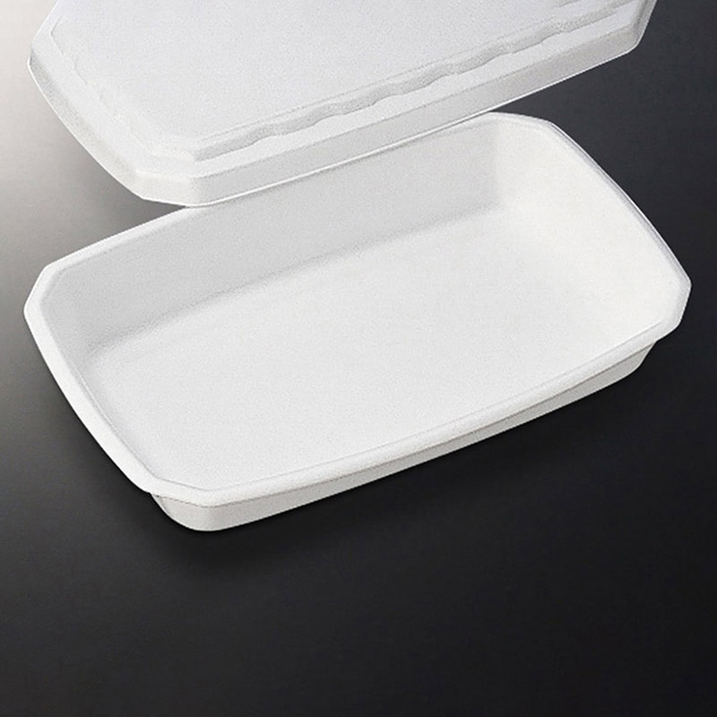 中央化学 弁当容器 弁当7号 共蓋セット 白 50枚/袋(ご注文単位16袋)【直送品】