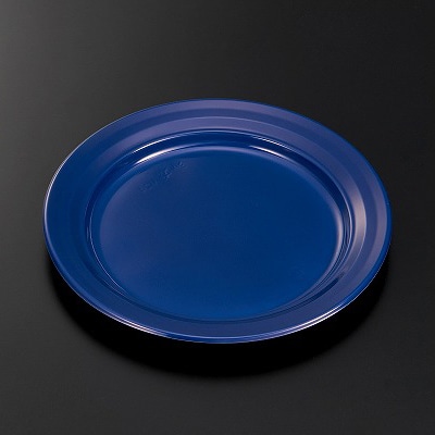 中央化学 軽食容器 CT沙楽 本体 M24 紺-BK 50枚/袋（ご注文単位8袋）【直送品】